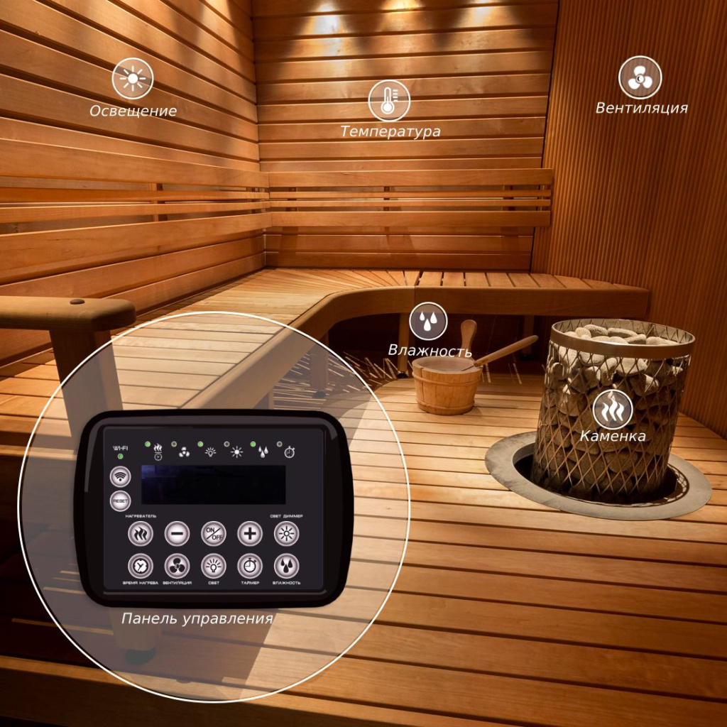 Подключаем умную сауну NEVOTON